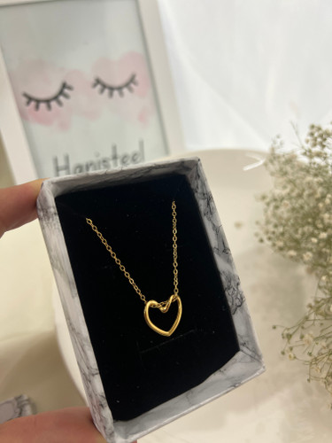 گردنبند قلب مینیمال♥️